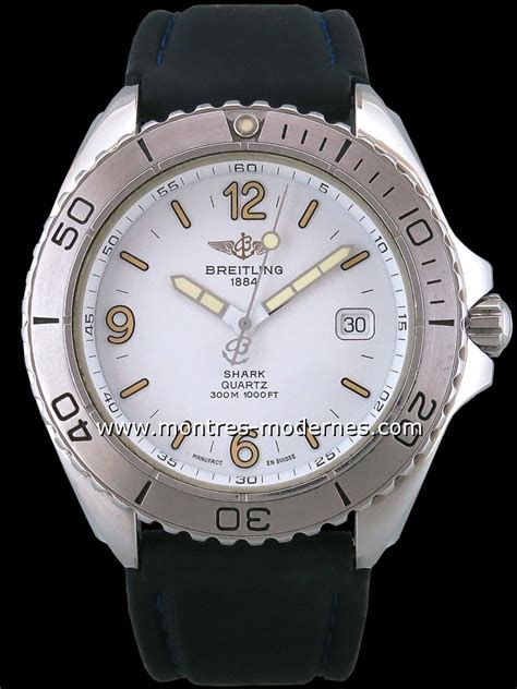 breitling shark quartz|Breitling Aeromarine Shark Quartz A58605 Price, Specs.